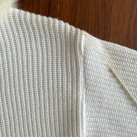 Vintage rabbit fur sweater - Picture 3 of 6